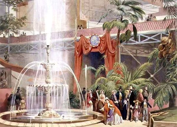 Crystal Palace, View in the North Transept - view 1