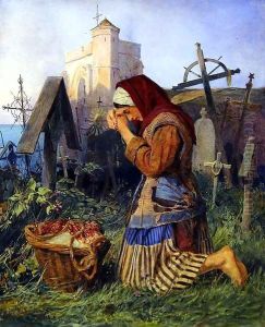 Knelt in Prayer by John Absolon