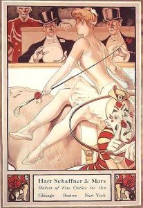 Poster advertising Hart Schaffner and Marx, Makers of Fine Clothes for Men