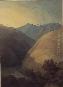Near Holne on the Dart by John White Abbott