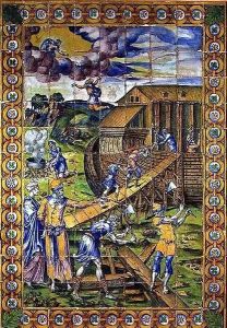 The Story of Noah the Building of the Ark, Rouen by Masseot Abaquesne