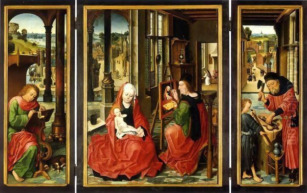 Saint Luke Triptych - view 1