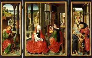 Saint Luke Triptych by Derick Baegert