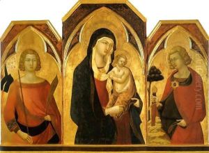 Madonna and Child with Saints by Bartolommeo Bulgarini
