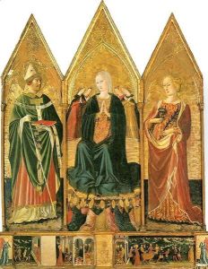 Triptych of Saint Lucy by Bartolomeo da Miranda