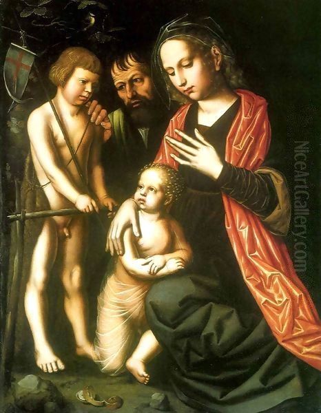 Holy Family with St John the Baptist as a Child by Ambrosius Benson