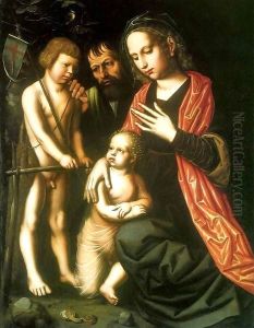 Holy Family with St John the Baptist as a Child by Ambrosius Benson