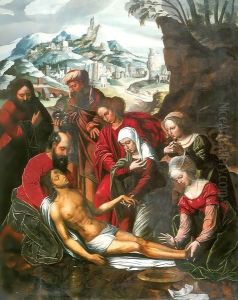 Lamentation of Christ by Ambrosius Benson