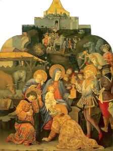 Adoration of the Magi by Benvenuto Di Giovanni Guasta