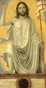 Christ Rising from the Tomb by Ambrogio Bergognone