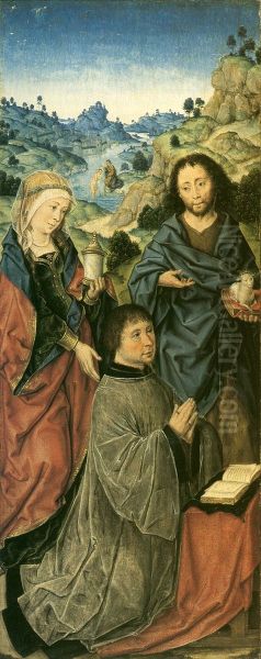 Mary Magdalene, Saint John the Baptist and a Donor - view 1