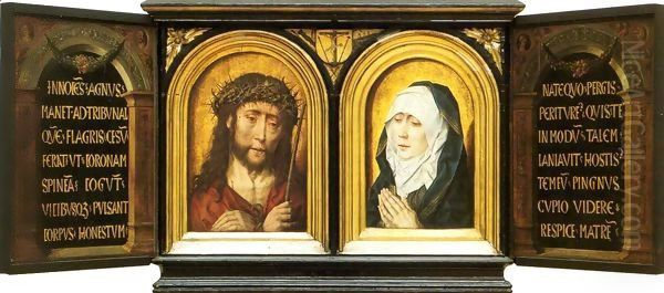 Christ Crowned with Thorns and Mater Dolorosa by Aelbrecht Bouts