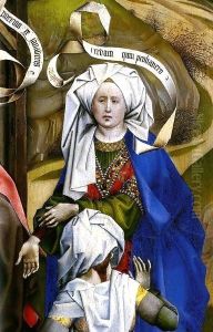 Nativity, detail 4 by Robert Campin