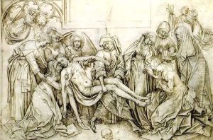 Bearing of the Body of Christ to the Sepulchre by Robert Campin