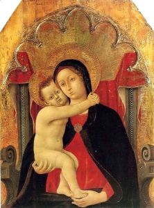 Madonna and Child Enthroned by Dietisalvi di Speme