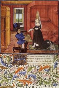 Miniature from Le Livre du coeur d amour epris by King Rene I of Anjou 2 by Barthelemy d' Eyck