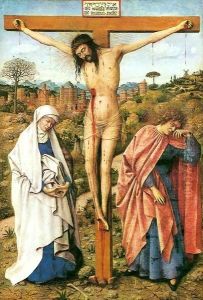 Crucifixion by Hubert van Eyck