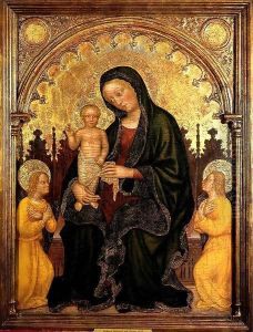Madonna with Child and Two Angels