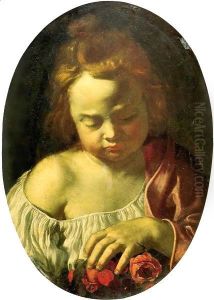 Girl with Roses
