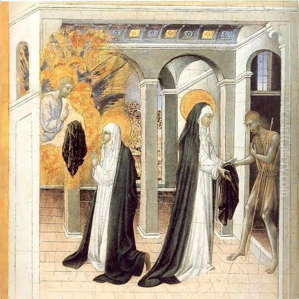 Saint Catherine and a Beggar - view 1