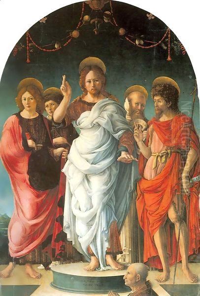 Salvator Mundi and Saints - view 1