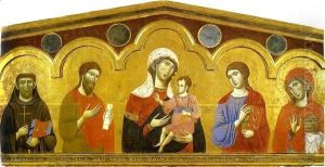 Madonna and Child with Saints by Guido Da Siena