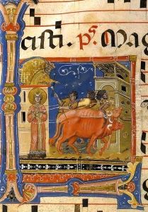 Miniatures from the Codex Antiphonarium Nocturnum by Graziano Guido di