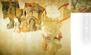 Scenes of Carmelite History, or Scenes from the Thebaid by Fra Filippo Lippi