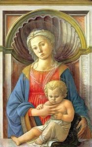 Madonna and Child 5 by Fra Filippo Lippi