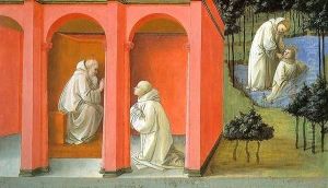 Saint Benedict Orders Saint Maurus to the Rescue of Saint Placidius by Fra Filippo Lippi