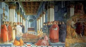 Stories from the Life of St Stephen Funeral of St Stephen by Fra Filippo Lippi