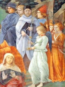 Self portrait of Fra Filippo Lippi by Fra Filippo Lippi