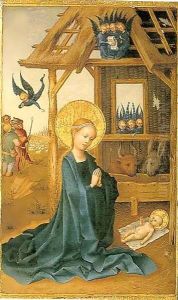 Diptych Birth of Christ by Stefan Lochner