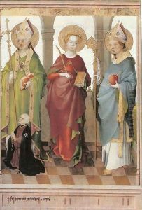 Saints Ambrosias, Cecilia and Augustine Saints Ambrosias, Cecilia and Augustine