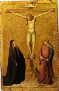 Crucifixion with Saints by Ambrogio Lorenzetti