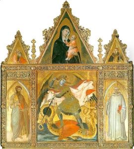 Altarpiece with Saint Michael by Ambrogio Lorenzetti