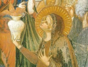 Maesta, Mary Magdalene by Ambrogio Lorenzetti
