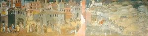 Effects of Good Government 2 by Ambrogio Lorenzetti