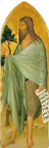 Saint John the Baptist by Ambrogio Lorenzetti