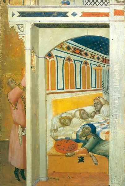 Saint Nicolas giving the Poor Girls their Dowry 2 - view 1