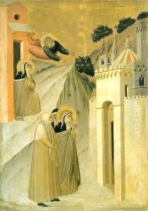 Humilitas Reaches Florence by Pietro Lorenzetti