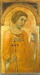Female Saint by Pietro Lorenzetti