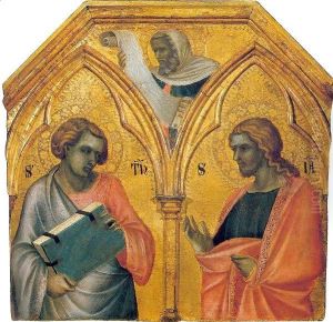 Carmine Altarpiece Saint Thomas and Saint James the Less by Pietro Lorenzetti