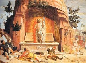 San Zeno Altarpiece Resurrection by Andrea Mantegna