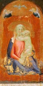Madonna of Humility by Masaccio (Tommaso di Giovanni)