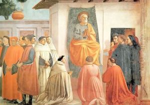 Brancacci chapel Resurrection of the son of Theophilus by Masaccio (Tommaso di Giovanni)