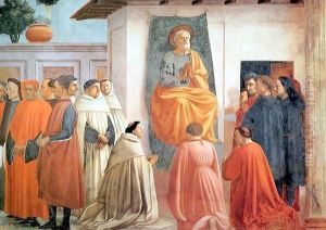 St Peter Enthroned with Kneeling Carmelites and Others