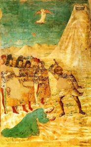 Beheading of Saint Catherine by Tommaso Masolino (da Panicale)