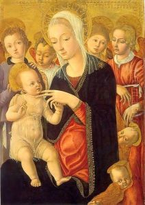 Madonna and Child with Angels and Cherubim