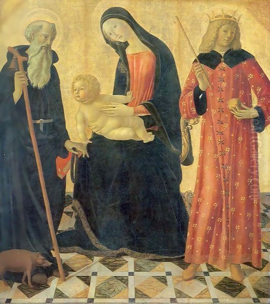 Madonna and Child with Saint Anthony Abbot and Saint Sigismund - view 1